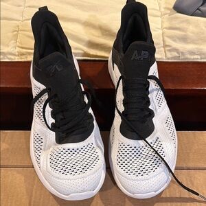 APL Black and White Athletic Shoes